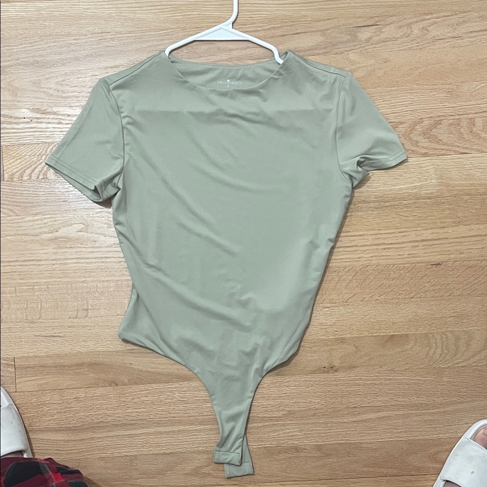 Hello Molly Sage Green Top